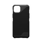 (UAG) Urban Armor Gear Metropolis LT case compatible with MagSafe for IPHONE 15 PLUS kevlar black