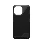 (UAG) Urban Armor Gear Metropolis LT case compatible with MagSafe for IPHONE 15 PRO MAX kevlar black