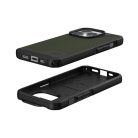 (UAG) Urban Armor Gear Metropolis LT case compatible with MagSafe for IPHONE 15 PRO kevlar olive