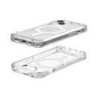 (UAG) Urban Armor Gear Plyo compatible with Magsafe for IPHONE 15 ice white