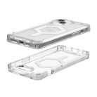 (UAG) Urban Armor Gear Plyo compatible with Magsafe for IPHONE 15 PLUS ice white