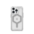 ( UAG ) Urban Armor Gear Plyo compatible with Magsafe for IPHONE 15 PRO ice silver