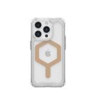 ( UAG ) Urban Armor Gear Plyo compatible with Magsafe for IPHONE 15 PRO ice gold