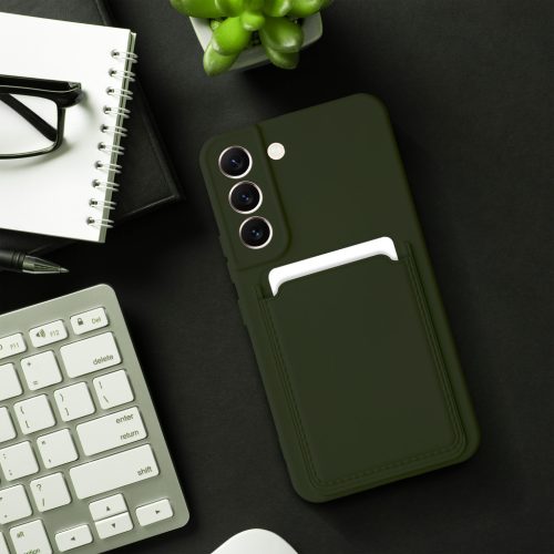 case CARD for SAMSUNG S24 green