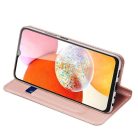 DUX DUCIS wallet case SKIN PRO for SAMSUNG A15 5G rose