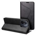 FORCELL F-PROTECT RFID Blocker book case for XIAOMI Redmi 12c black