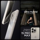 SPIGEN case ULTRA HYBRID for IPHONE 15 Pro natural titanium