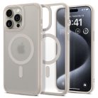 SPIGEN case ULTRA HYBRID MAG compatible with MagSafe for IPHONE 15 Pro frost natural titanium