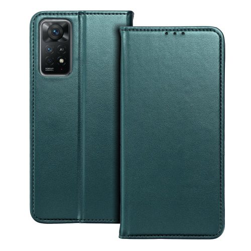 SMART MAGNETO Book case for XIAOMI Redmi Note 13 4G dark green