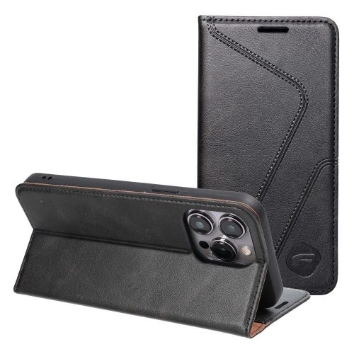 FORCELL F-PROTECT RFID Blocker book case for XIAOMI Redmi Note 13 4G black