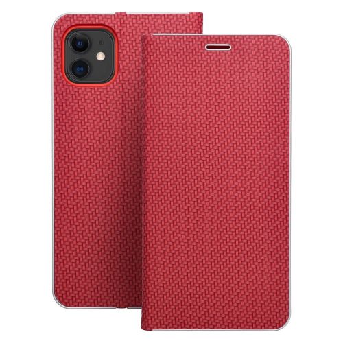 LUNA Book Carbon for IPHONE 11 red