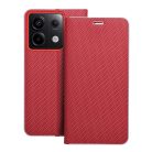 LUNA Book Carbon for XIAOMI Redmi Note 13 Pro 5G red