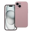 Case SILICONE 2mm for IPHONE 15 sand pink