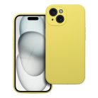 Case SILICONE 2mm for IPHONE 15 lemon