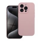 Case SILICONE 2mm for IPHONE 15 Pro sand pink