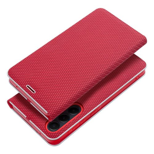 LUNA Book Carbon for SAMSUNG S21 FE red