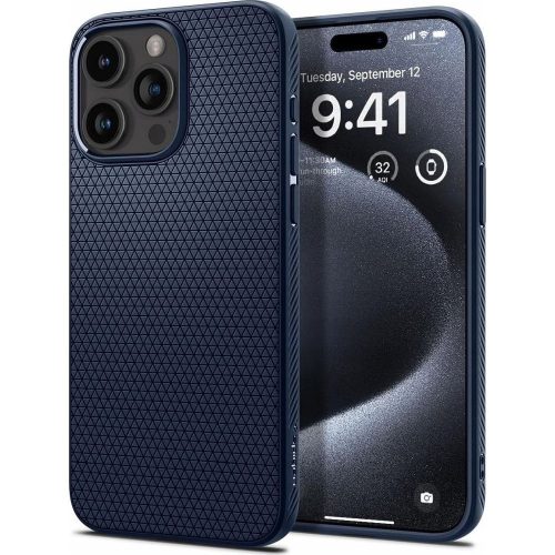 SPIGEN case LIQUID AIR for IPHONE 16 Pro Max navy blue