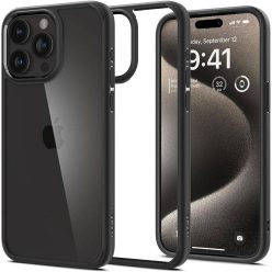 SPIGEN case ULTRA HYBRID for IPHONE 16 Pro Max matte black