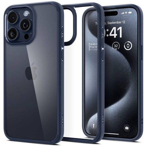 SPIGEN case ULTRA HYBRID for IPHONE 16 Pro Max navy blue