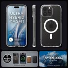 SPIGEN case ULTRA HYBRID MAG compatible with MagSafe for IPHONE 16 Pro frost clear