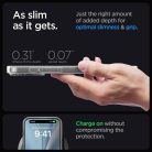 SPIGEN case ULTRA HYBRID MAG compatible with MagSafe for IPHONE 16 Pro frost clear