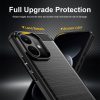 MOFI for Xiaomi Redmi Note 17 Pro 5G Back Cover  Brushed Texture Carbon Fiber Soft TPU Case - Blue