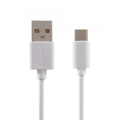 Pinzun 2 Méteres Type C USB Kábel Töltő-Szinkronizáló Fehér