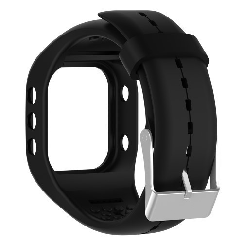 Polar A300 Szilikon Pótszíj - Óraszíj Fekete