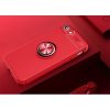 iPhone 7 8 Tok Magnetic Finger Műanyag Mágneses Kitámasztható Autós előkészítéssel Piros