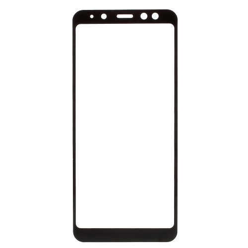 Samsung Galaxy A8 (2018) Tempered Glass - Képernyővédő Üveg FULL 3D Fekete