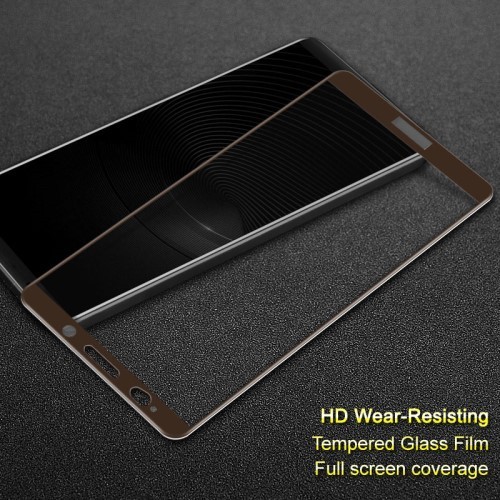 Huawei Mate 10 Pro Képernyővédő Üveg - Tempered Glass IMAK Full Sizer 3D Barna