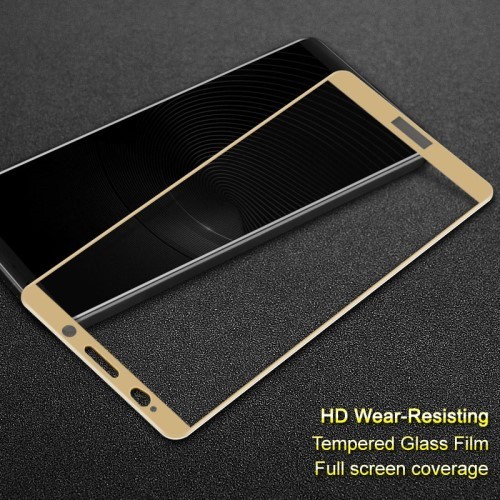 Huawei Mate 10 Pro Képernyővédő Üveg - Tempered Glass IMAK Full Sizer 3D Arany
