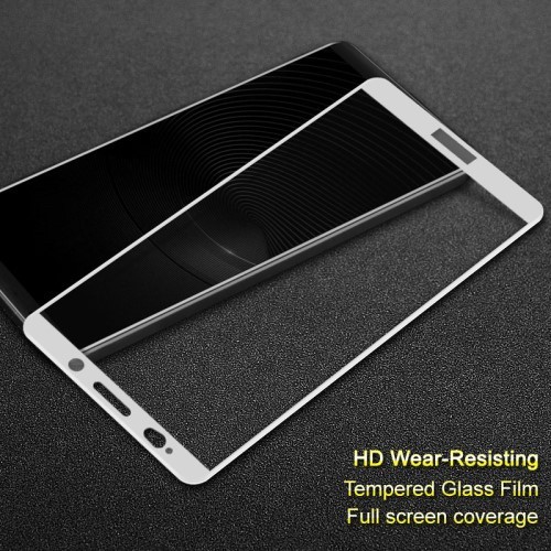 Huawei Mate 10 Pro Képernyővédő Üveg - Tempered Glass IMAK Full Sizer 3D Fehér