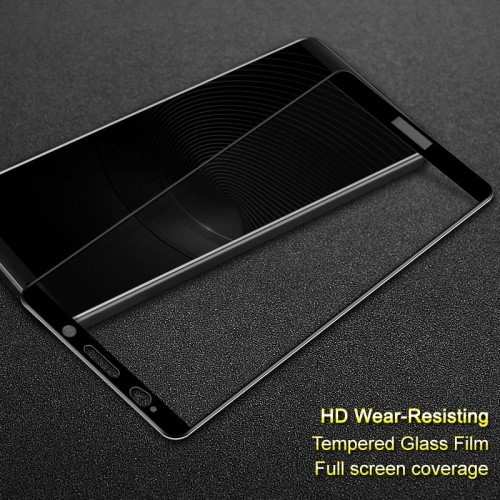 Huawei Mate 10 Pro Képernyővédő Üveg - Tempered Glass IMAK Full Sizer 3D Fekete