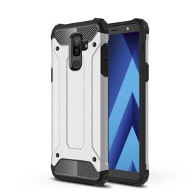   Samsung Galaxy A6+ (2018) Ütésálló Armor Tok Guard Series 2in1 Ezüst