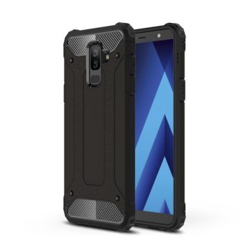 Samsung Galaxy A6+ (2018) Ütésálló Armor Tok Guard Series 2in1 Fekete   Samsung Galaxy A6+ (2018) Ütésálló Armor Tok Guard Series 2in1 Fekete
