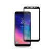 Samsung Galaxy A6+ (2018) Mocolo Silk Tempered Glass - Képernyővédő Üveg Fekete - Full Size