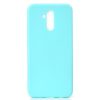 Huawei Mate 20 Lite Szilikon Tok Matt TPU Cián