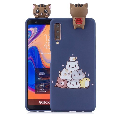 Samsung Galaxy A7 (2018) Mintás Szilikon Tok 3D Cuki - Cute Series A01