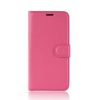 Huawei P Smart 2019 Notesz Tok Business Series Kitámasztható Bankkártyatartóval Pink