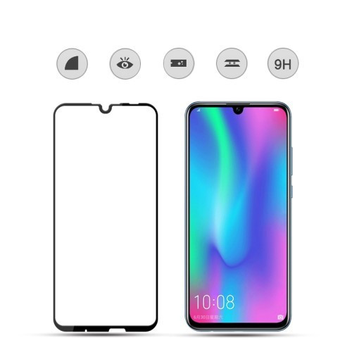 Huawei P Smart 2019 Képernyővédő Üveg - Full Size - Teljes 3D MOCOLO Fekete