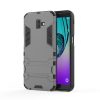 Samsung Galaxy J6+ / J6 Plus 2in1 Tok Ütésálló - Kitámasztható TPU Hybrid Szürke