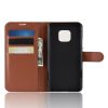 Huawei Mate 20 Pro Notesz Tok Business Series Kitámasztható Bankkártyatartóval Barna