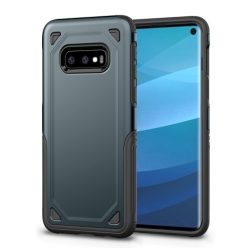   Samsung Galaxy S10e Tok Ütésálló Armor Rugged Series 2in1 Csúszásgátlóval Sötétkék