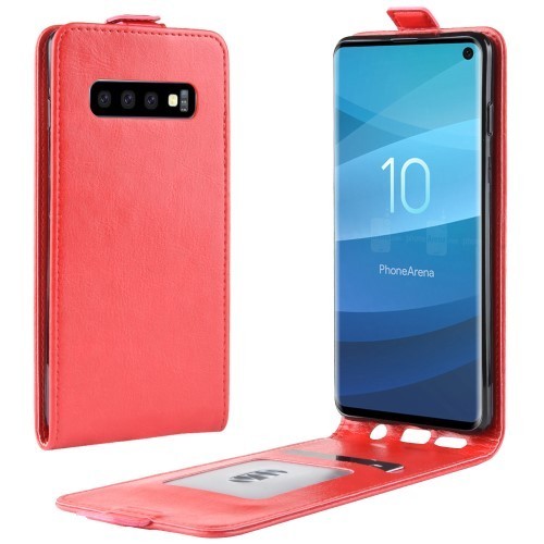 Samsung Galaxy S10 Flip Tok Mágneses Piros