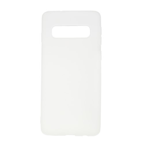 Samsung Galaxy S10 Tok Szilikon Soft Matte Series Fehér