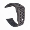Samsung Galaxy Watch Active Óraszíj - Pótszíj SM-R500 Szilikon Hollow Style Lyukacsos Barna/Fekete