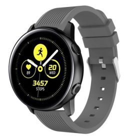   Szilikon Óraszíj - Pótszíj Samsung Galaxy Active SM-R500 Sport Style Series Szürke