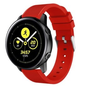   Szilikon Óraszíj - Pótszíj Samsung Galaxy Active SM-R500 Sport Style Series Piros