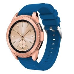   Samsung Galaxy Watch 42mm Szíj Sport Style Series Szilikon Pótszíj Sötétkék